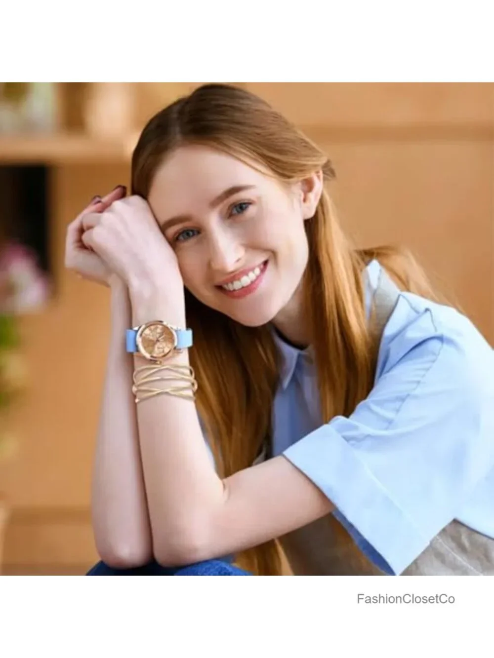 6 Pieces Gold Chunky Cuff Bracelets Set Open Wire Bangle Punk Statement Bracelet